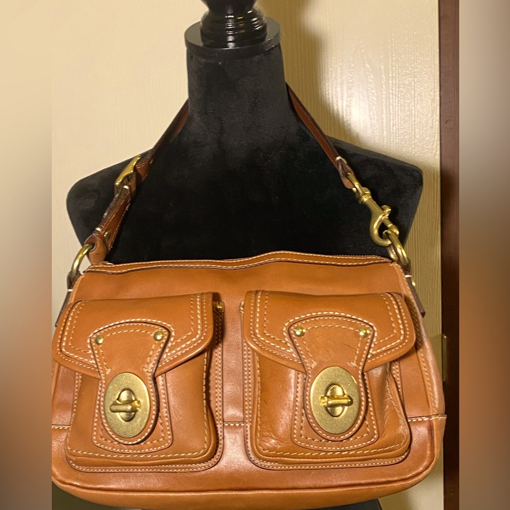 Coach Legacy vintage Anniversary Vachetta Brown leather shoulder bag/ hobo bag